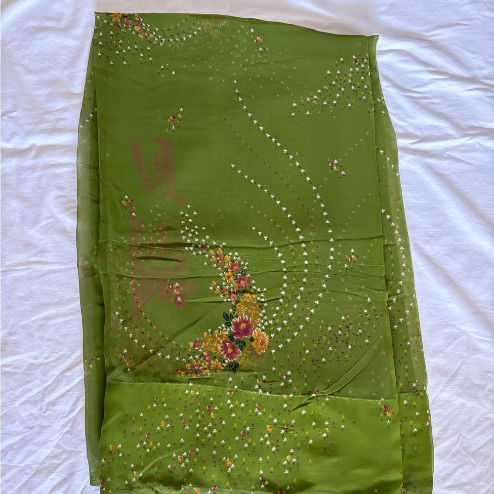 French Chiffon Saree